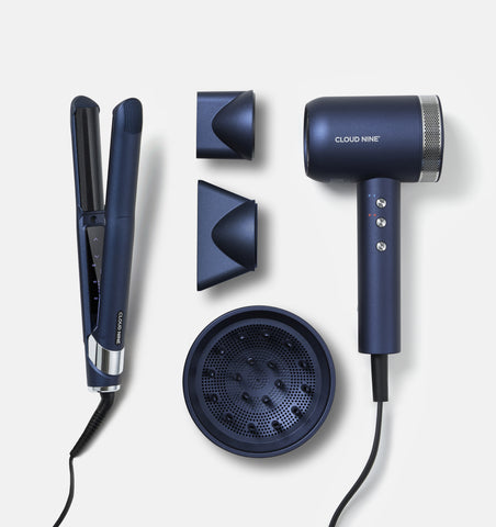 The Contouring Original Iron & Midnight Blue Airshot Pro Styling Set