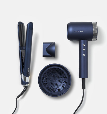 The Contouring Original Iron & Midnight Blue Airshot Pro Styling Set