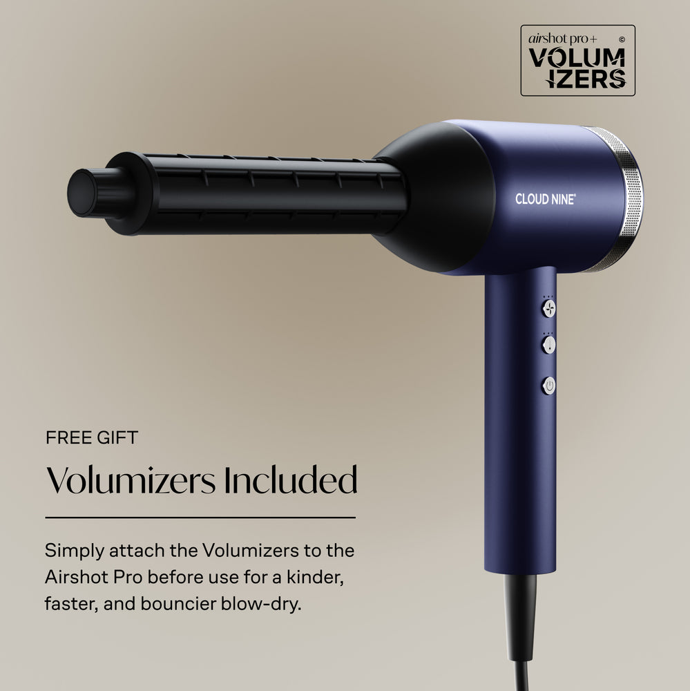 The Contouring Wide Iron & Midnight Blue Airshot Pro Styling Set
