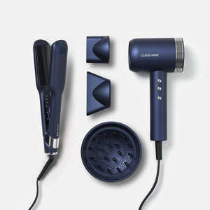 The Midnight Blue Wide Iron & The Airshot Styling Set