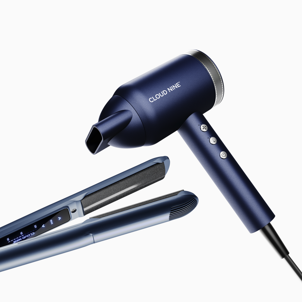 2-in-1 Contouring Iron Pro & Midnight Blue Airshot Pro Styling Set
