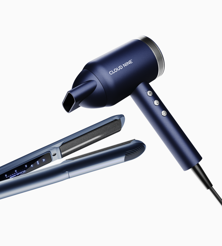 2-in-1 Contouring Iron Pro & Midnight Blue Airshot Pro Styling Set