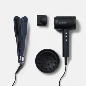 The Contouring Wide Iron & Midnight Blue Airshot Pro Styling Set
