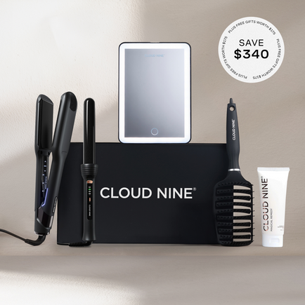 The Ultimate Wide Iron and Curling Wand Styling Set