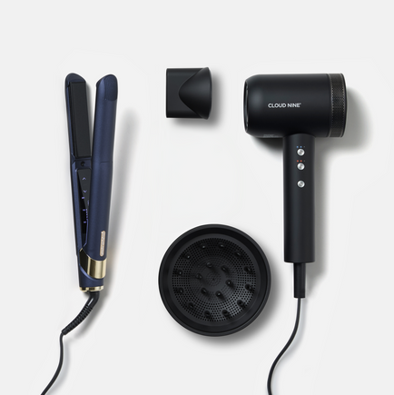 The Midnight Blue Original Iron and Airshot Pro Styling Set