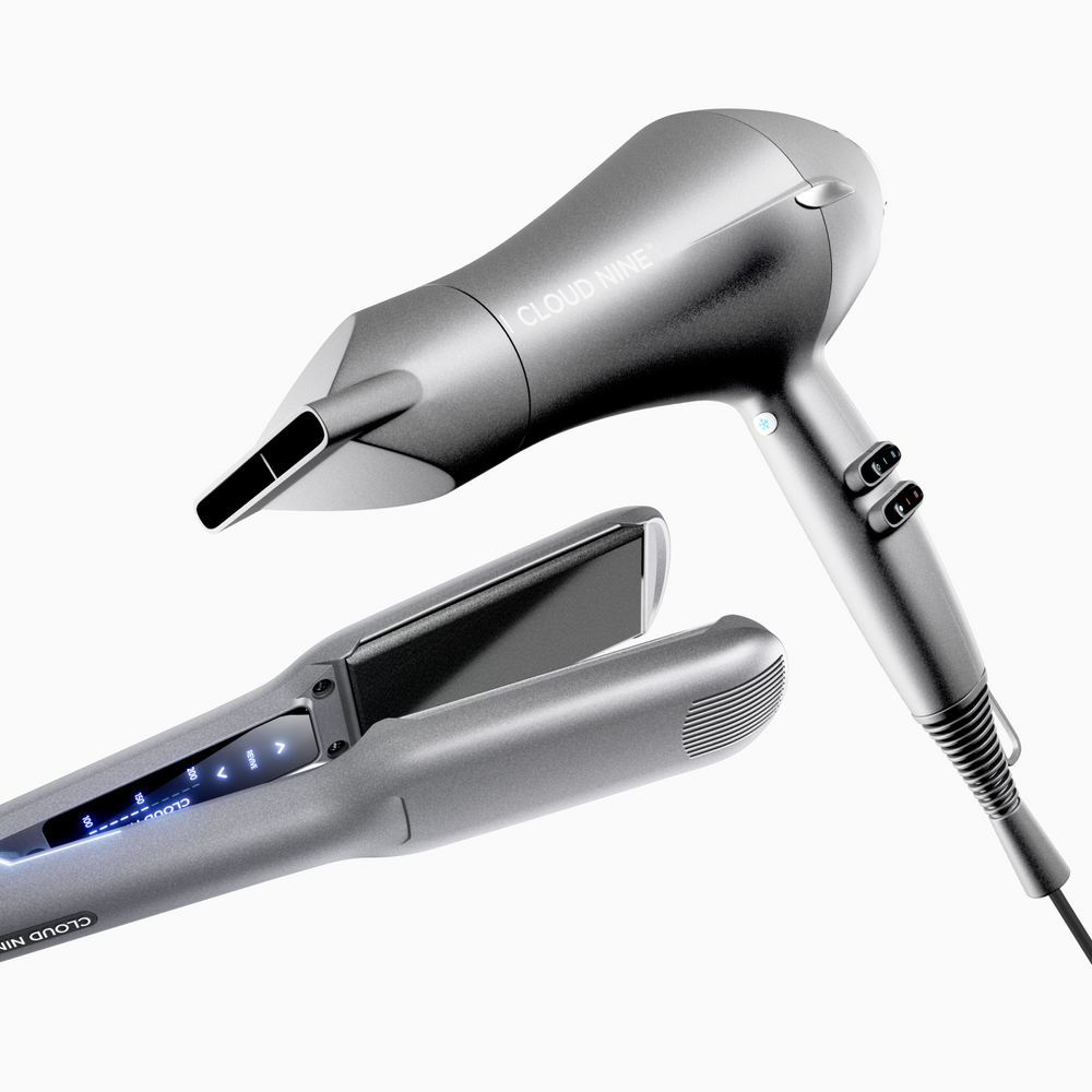 The Starlight Grey Wide Iron & Airshot Styling Set